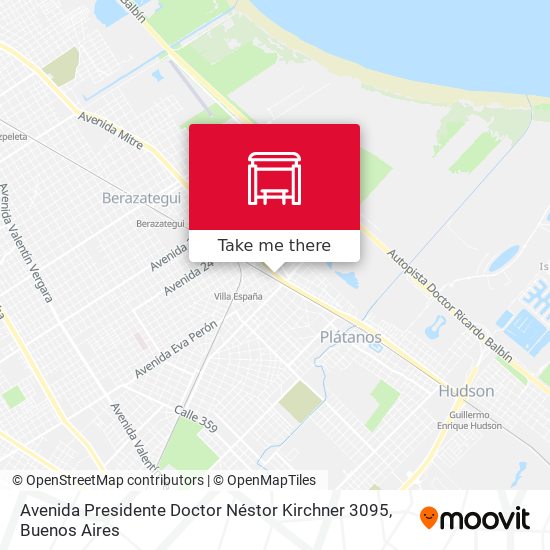 Avenida Presidente Doctor Néstor Kirchner 3095 map