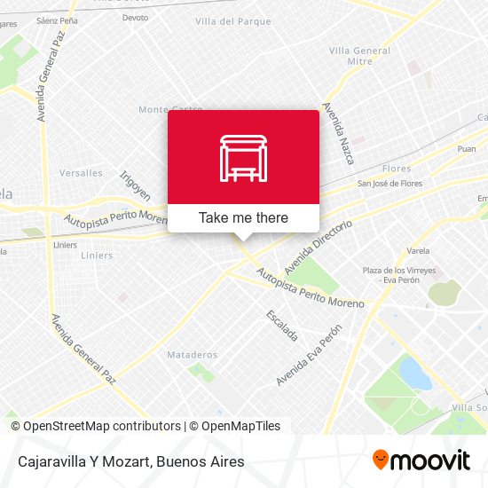Mapa de Cajaravilla Y Mozart