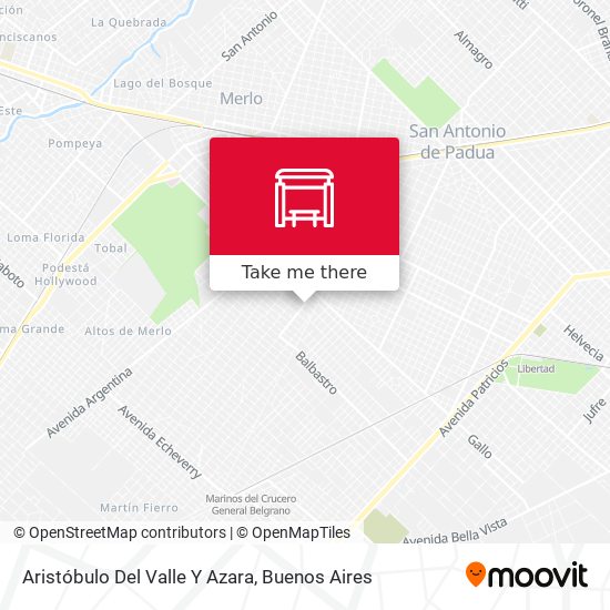 Aristóbulo Del Valle Y Azara map