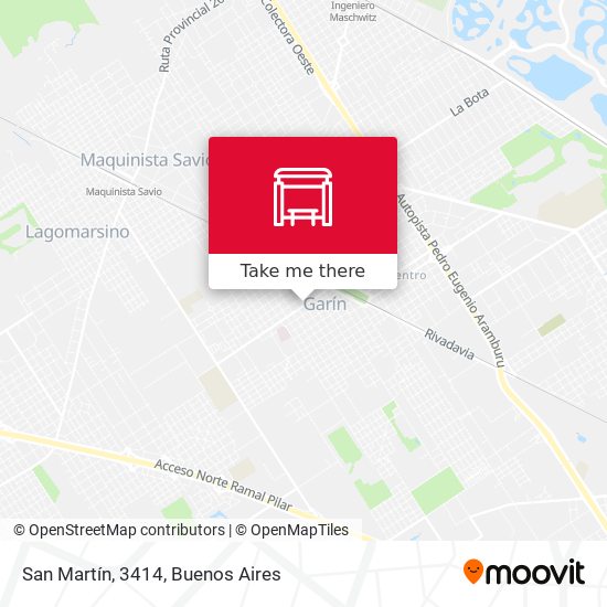 San Martín, 3414 map