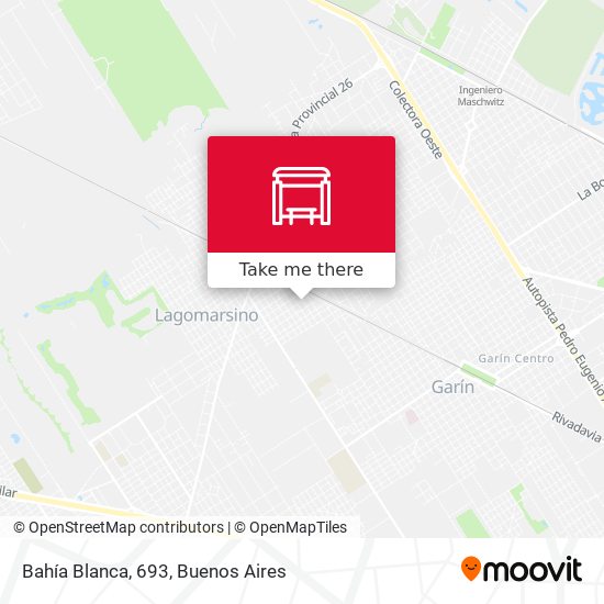 Bahía Blanca, 693 map