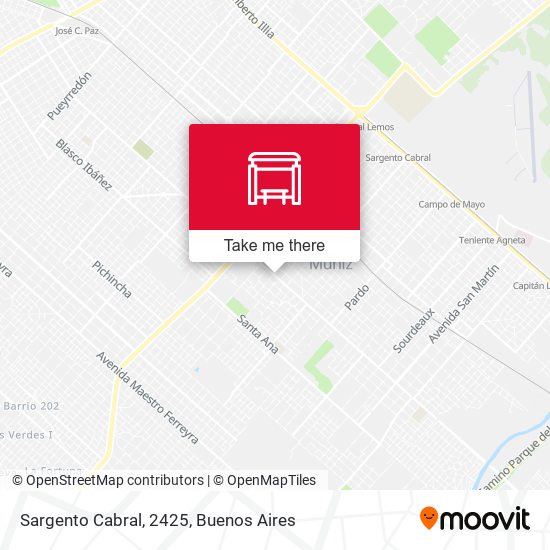 Sargento Cabral, 2425 map