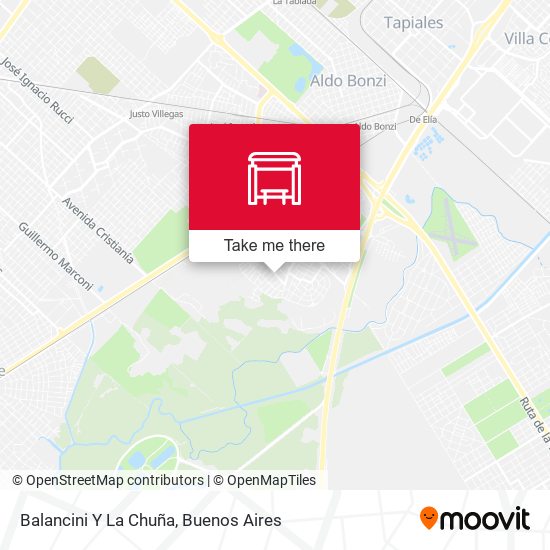 Mapa de Balancini Y La Chuña