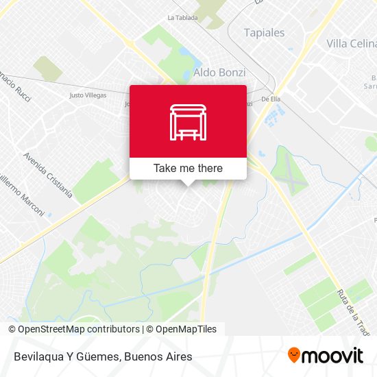 Mapa de Bevilaqua Y Güemes