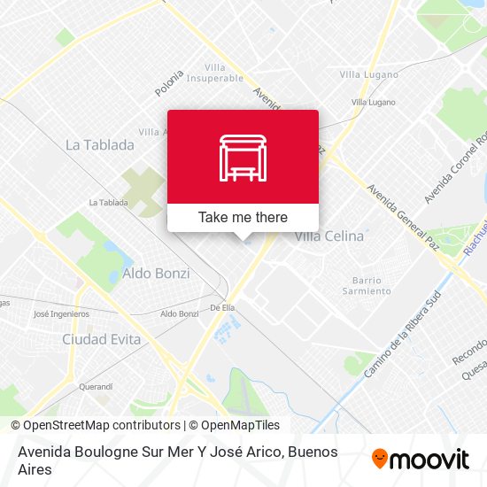 Avenida Boulogne Sur Mer Y José Arico map