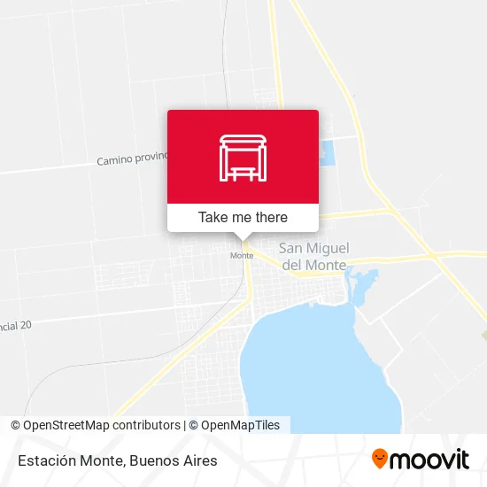 Estación Monte map