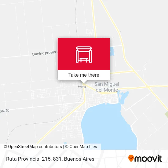 Ruta Provincial 215, 831 map