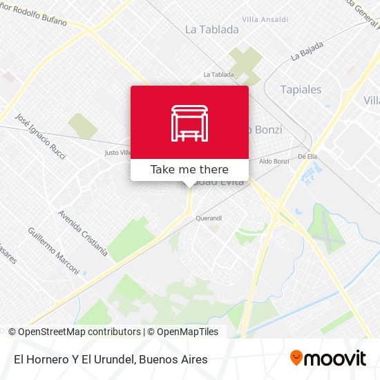 El Hornero Y El Urundel map