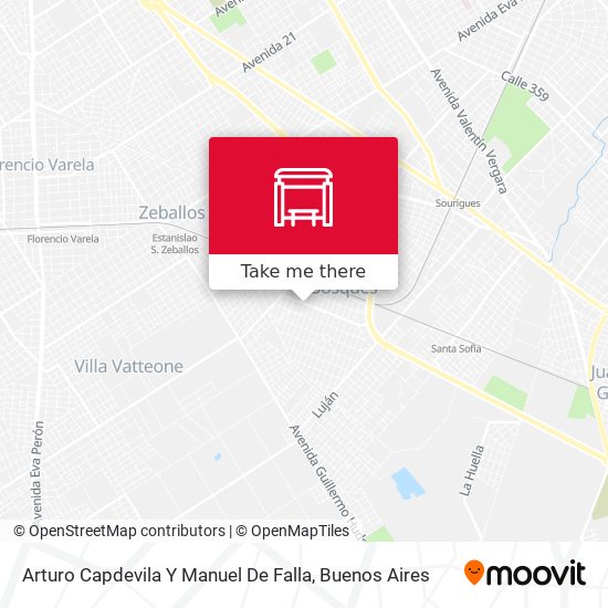 Arturo Capdevila Y Manuel De Falla map