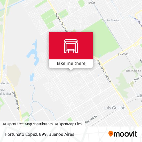 Fortunato López, 899 map