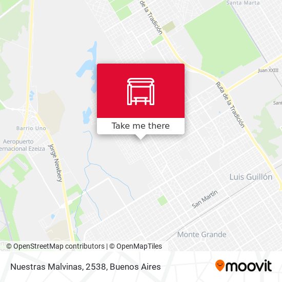Nuestras Malvinas, 2538 map