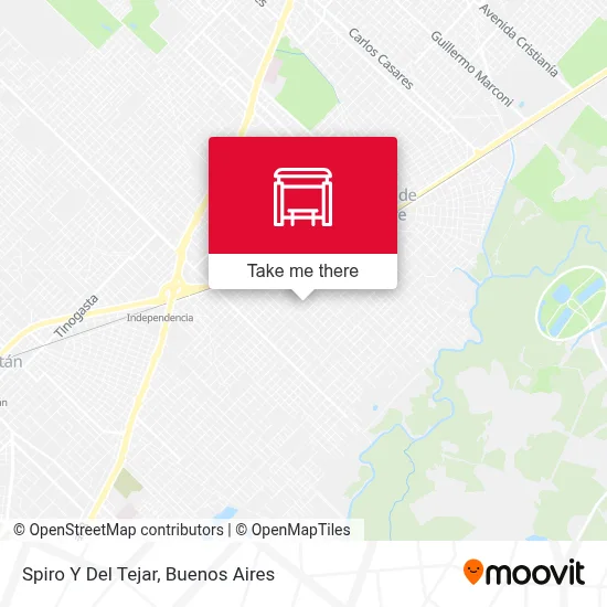 Spiro Y Del Tejar map