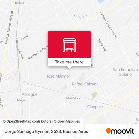Mapa de Jorge Santiago Bynnon, 3623
