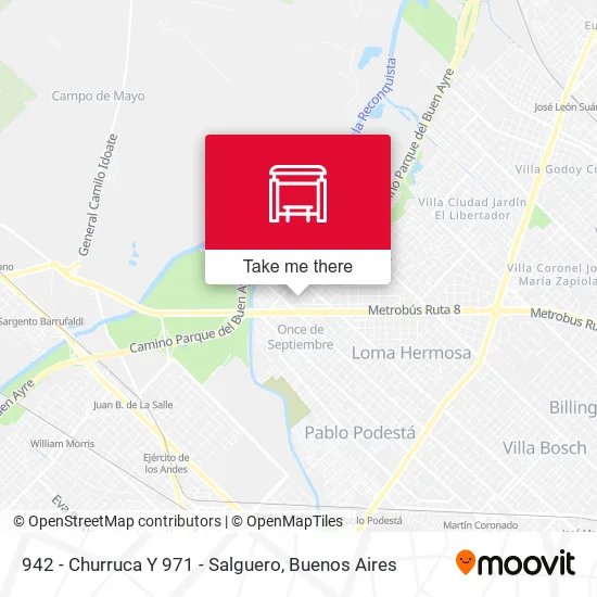 942 - Churruca Y 971 - Salguero map