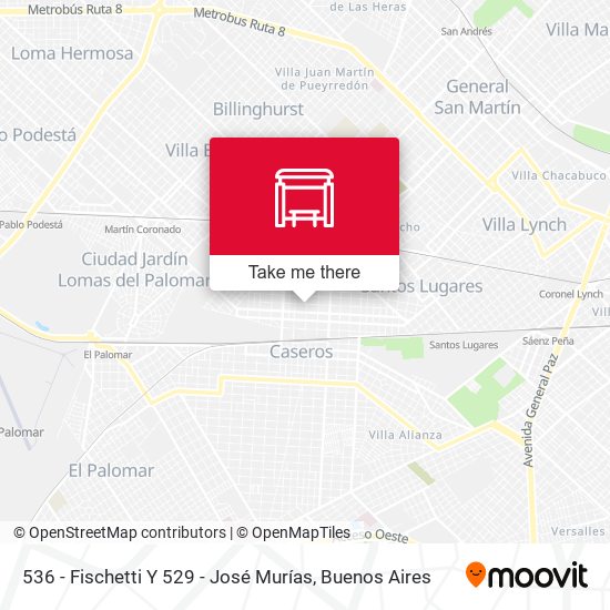 Mapa de 536 - Fischetti Y 529 - José Murías
