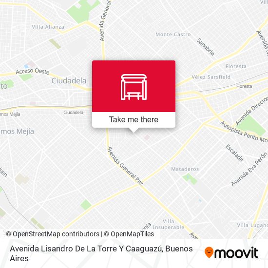 Mapa de Avenida Lisandro De La Torre Y Caaguazú