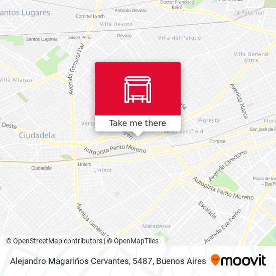 Mapa de Alejandro Magariños Cervantes, 5487