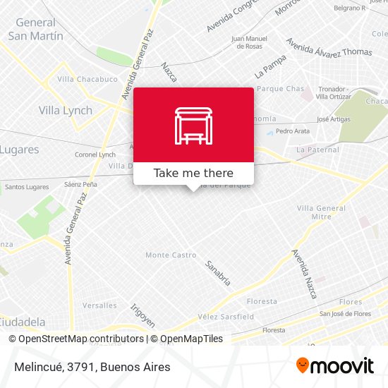 Melincué, 3791 map