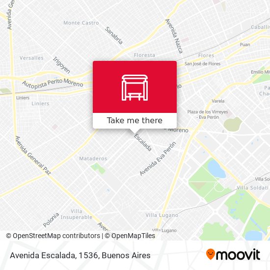 Avenida Escalada, 1536 map