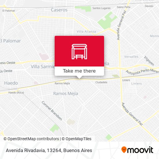 Avenida Rivadavia, 13264 map