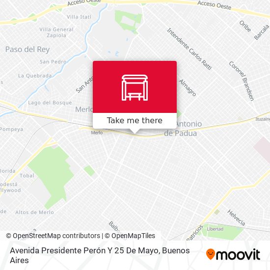 Avenida Presidente Perón Y 25 De Mayo map