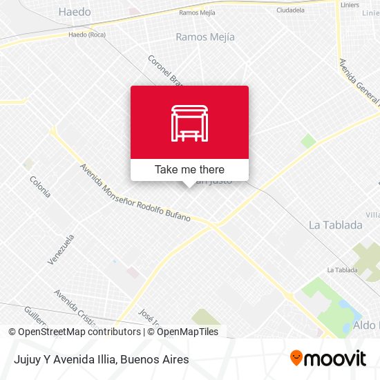Jujuy Y Avenida Illia map