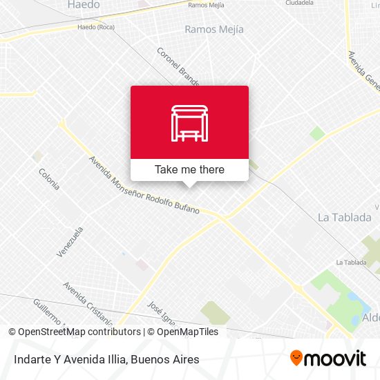Indarte Y Avenida Illia map