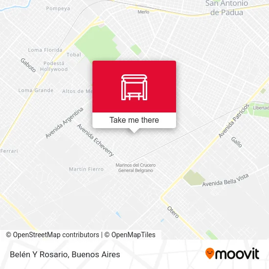 Belén Y Rosario map