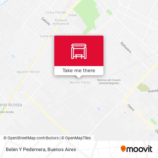 Belén Y Pedernera map
