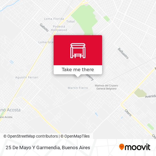 25 De Mayo Y Garmendia map