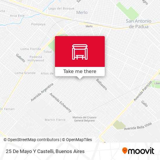 25 De Mayo Y Castelli map