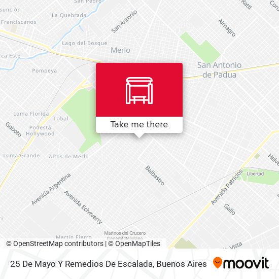 Mapa de 25 De Mayo Y Remedios De Escalada