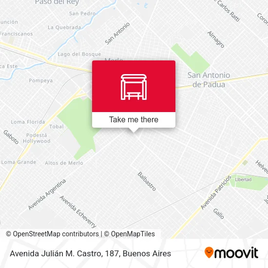 Mapa de Avenida Julián M. Castro, 187