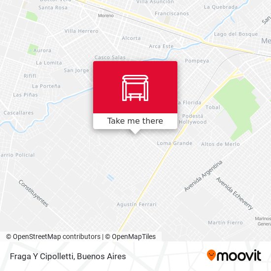 Fraga Y Cipolletti map