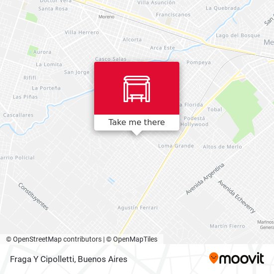 Fraga Y Cipolletti map