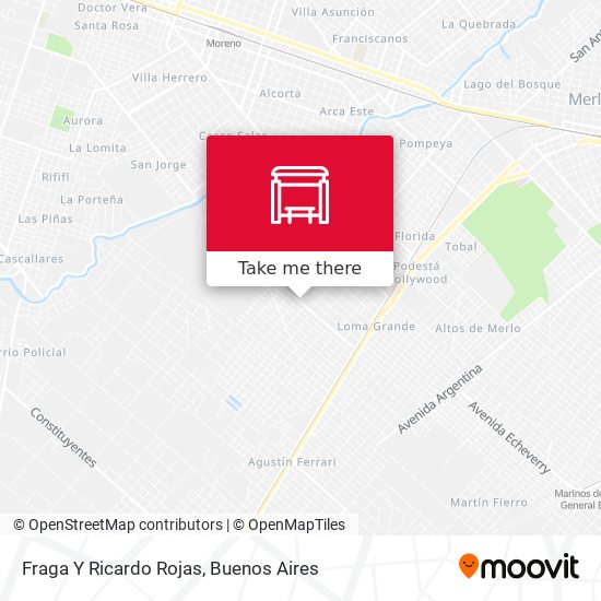 Mapa de Fraga Y Ricardo Rojas