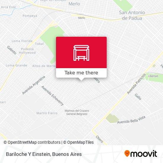 Mapa de Bariloche Y Einstein