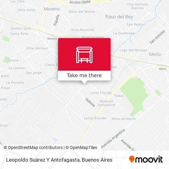 Leopoldo Suárez Y Antofagasta map