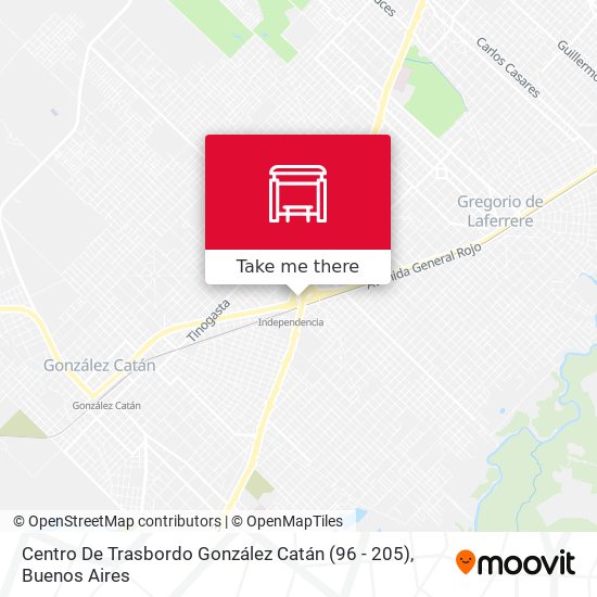 Centro De Trasbordo González Catán (96 - 205) map