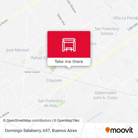Domingo Salaberry, 657 map