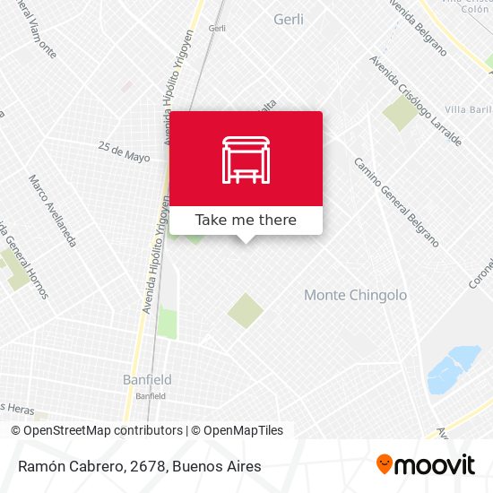 Ramón Cabrero, 2678 map