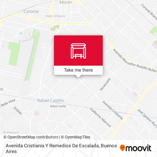 Avenida Cristianía Y Remedios De Escalada map