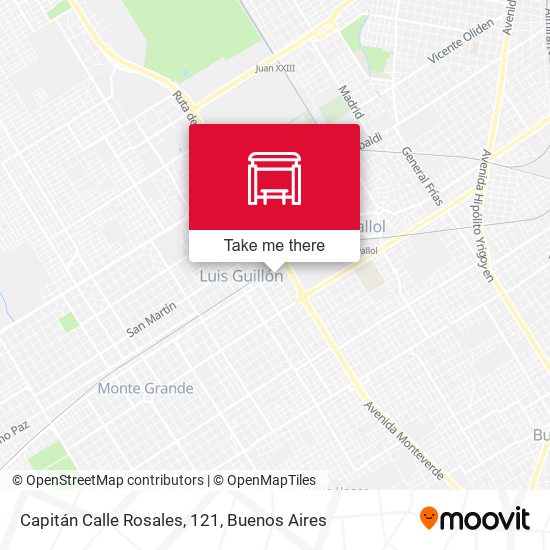 Capitán Calle Rosales, 121 map