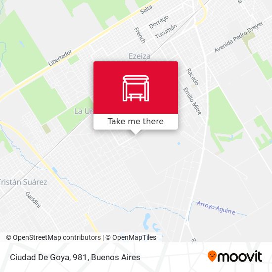 Mapa de Ciudad De Goya, 981