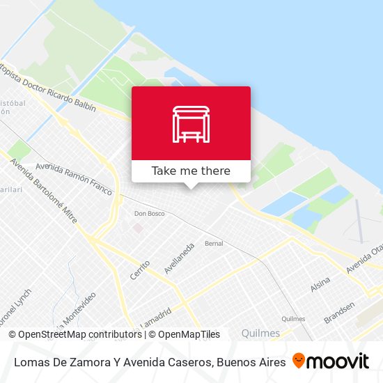 Lomas De Zamora Y Avenida Caseros map