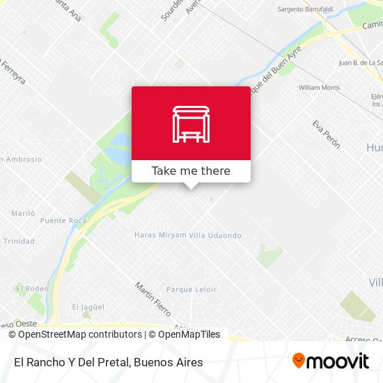 El Rancho Y Del Pretal map