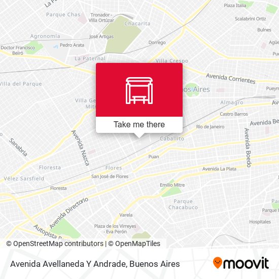 Mapa de Avenida Avellaneda Y Andrade