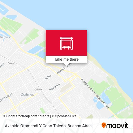 Avenida Otamendi Y Cabo Toledo map