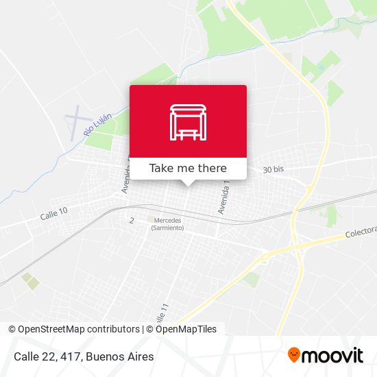 Mapa de Calle 22, 417