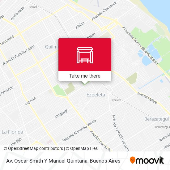 Mapa de Av. Oscar Smith Y Manuel Quintana